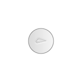 Rond, diamètre 2,5 cm