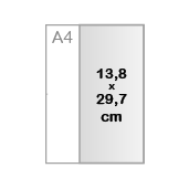 13,8 x 29,7 cm