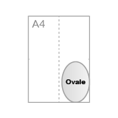 Ovale 9,5 x 14,5 cm