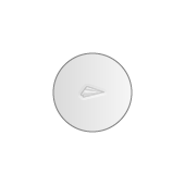 Rond, diamètre 4,5 cm